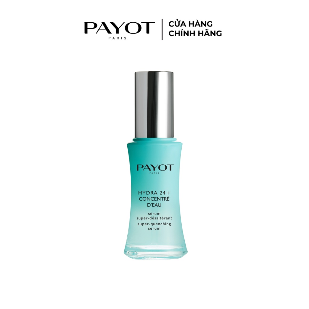 Tinh chất cấp ẩm chuyên sâu cho da căng bóng PAYOT HYDRA 24+ CONCENTRE SUPER-QUENCHING SERUM 30ml