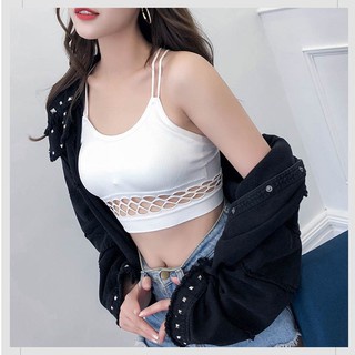 Áo Bra Dây Đan Chéo Có Đệm Nâng Ngực Chất Cotton Co Giãn Thoáng Mát Dễ Phối Đồ Siêu Hót  _ TSDL59
