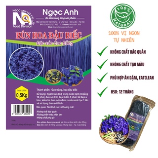 Bún Hoa đậu biếc Túi 500gr- Đặc sản Cao Bằng