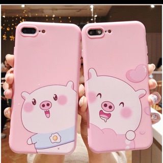 Ốp lưng heo hồng silicon