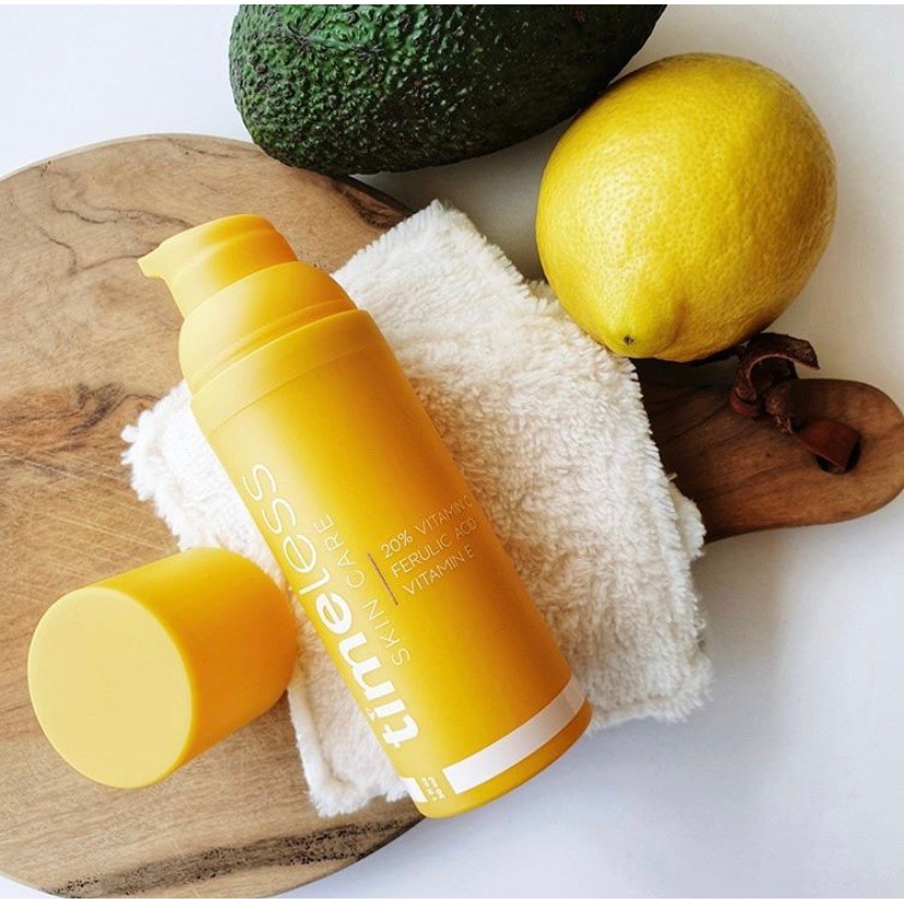 [Mã FMCGMALL -8% đơn 250K] Tinh Chất Dưỡng Sáng Da ‪‬Timeless 20% Vitamin C + Vitamin E + Ferulic Acid Serum (30ml)