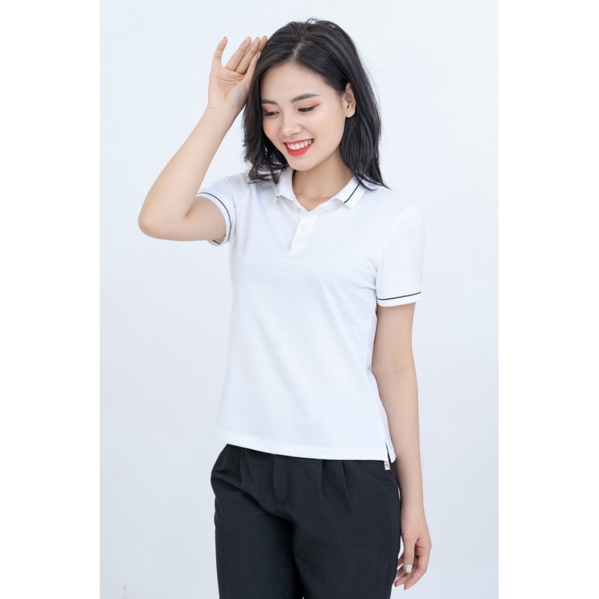 Áo polo VENA nữ tay ngắn, vải cotton ,co giãn, thoáng mát, áo phông cổ bẻ phong cách công sở