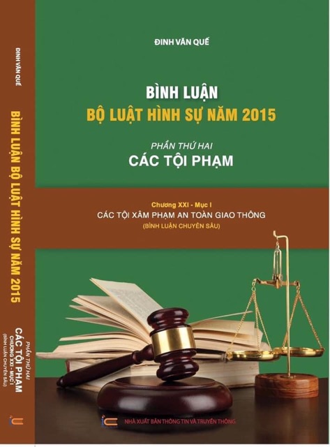 Sách - Bộ 5 cuốn Bình luận bộ luật hình sự của tác giả Đinh Văn Quế