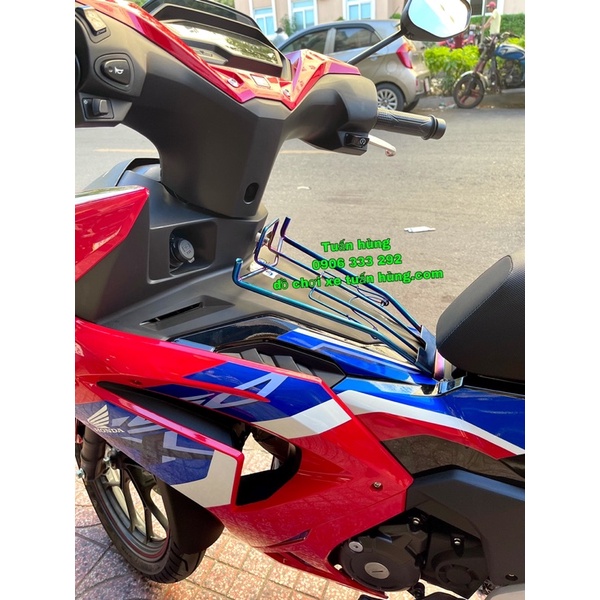 Baga winner v3  titan/7 màu/ sơn tĩnh điện - baga xe win x v3 - gác baga win x v3 - đồ chơi xe winner x v3