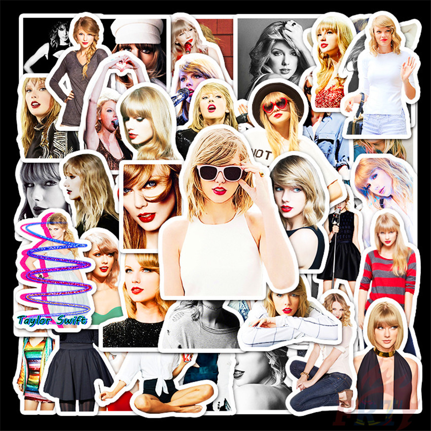 ❉ Taylor Swift - Series 04 Popular &amp; Country Music Singer Stickers ❉ 50Pcs/Set Superstar DIY Fashion Decals Doodle Stickers