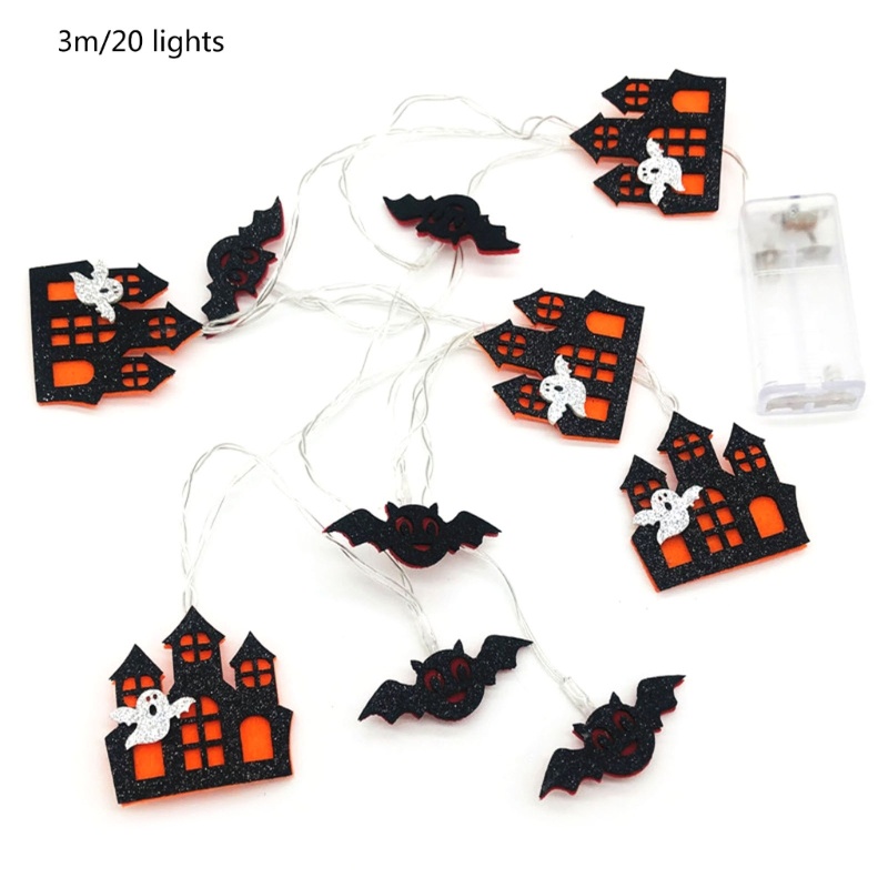 Dây Đèn Led 20 Bóng 9.8ft 5.4ft 10 Bóng Trang Trí Halloween