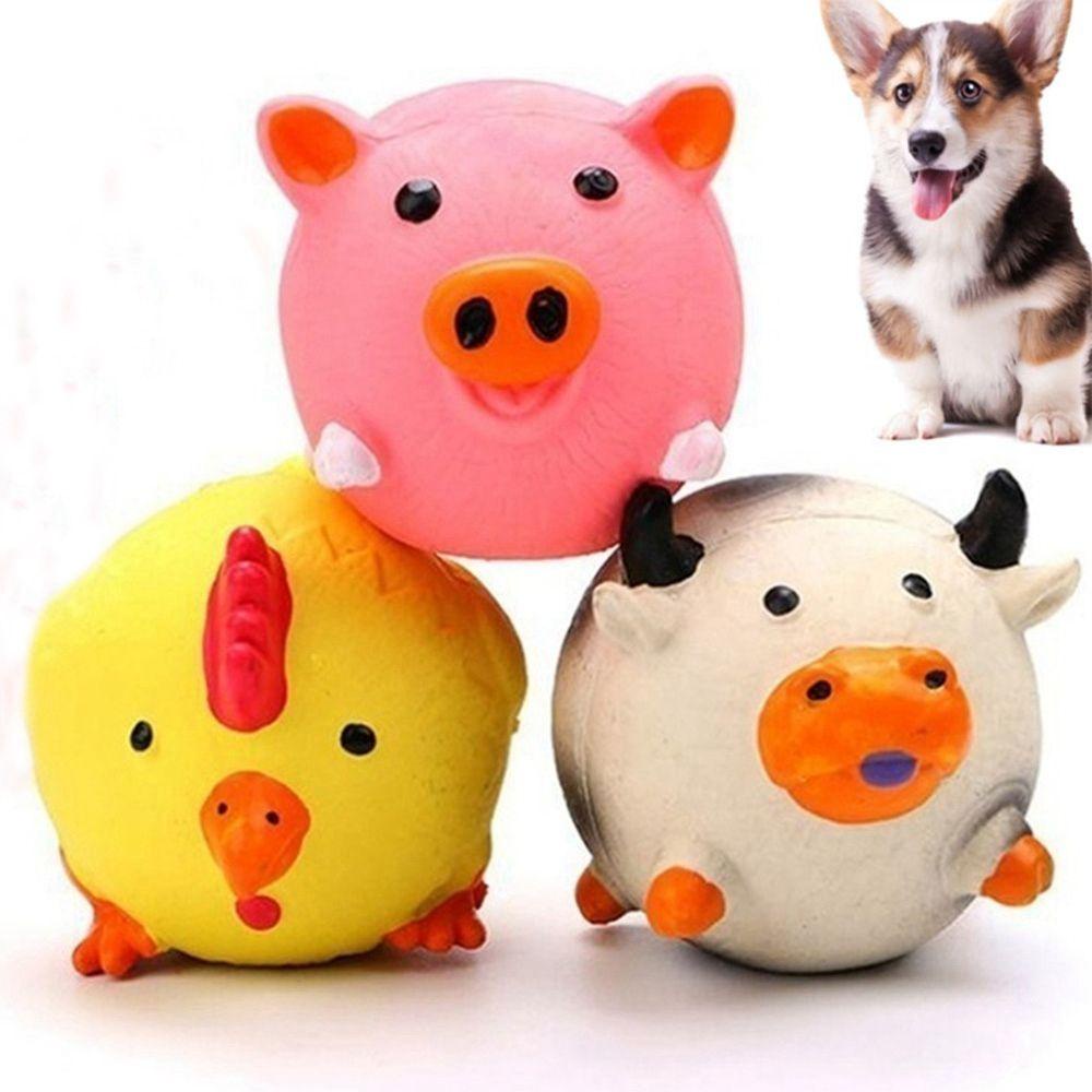 Bóng Cao Su Hình AUGUSTINA Dễ Thương Có Tiếng Kêu Làm Sạch Răng Cho Cún Cưng