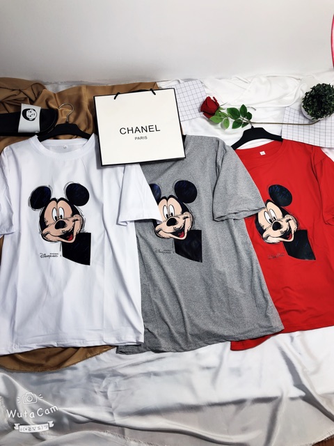 [11][HÌNH THẬT] áo thun nữ ⚜️FREESHIP⚜️ Thun Nữ Hàng Unisex in hình MICKEY Phông Nữ Quảng Châu | BigBuy360 - bigbuy360.vn