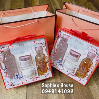 Set Fresh Rose 4 món - Rose Hydration Ritual set