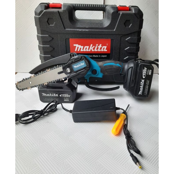 Máy cưa xích dùng pin makita 199v 2 pin 10cell