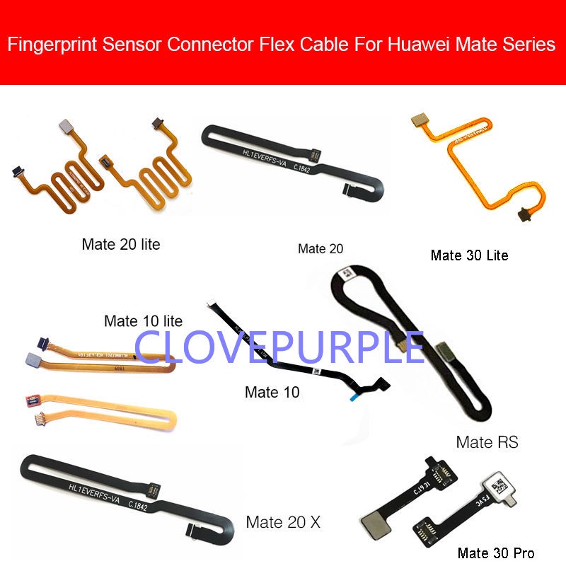Dây Cáp Cảm Biến Vân Tay Cho Huawei Mate 30 10 20 20x Pro Lite Rs