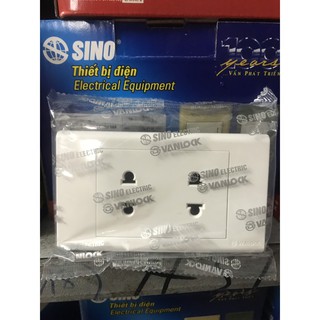 2 Ổ Cắm 2 Chấu Sino S18 16A