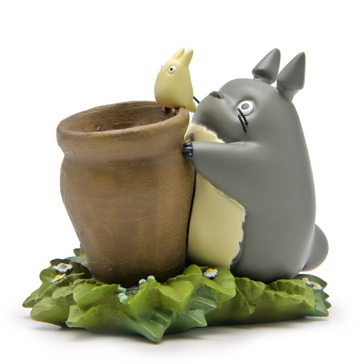 Mẫu bình hoa Totoro cho các bạn trang trí tiểu cảnh, cắm hoa, terrarium, DIY