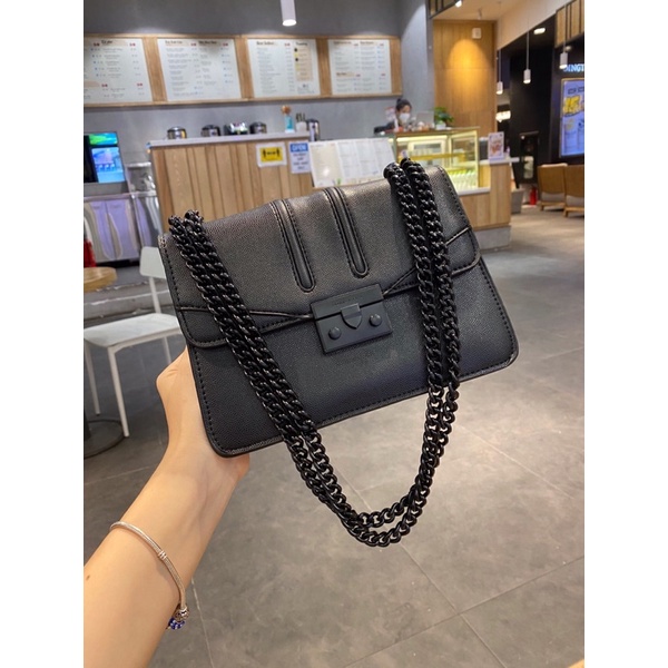 Túi cnk quỳnh full tag đen thời trang hot hit 2021