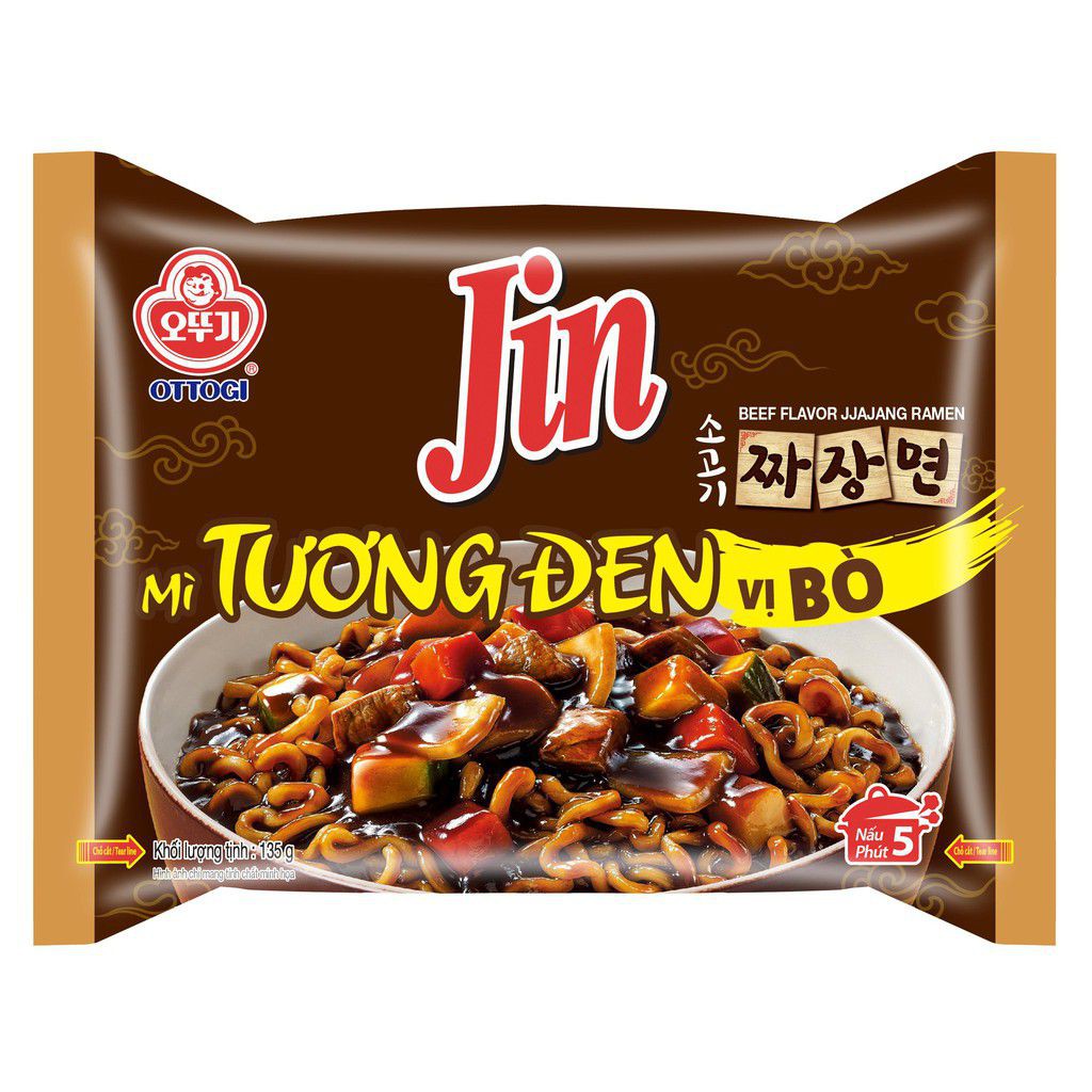 MÌ Jin Tương Đen Vị Bò 135g | BigBuy360 - bigbuy360.vn