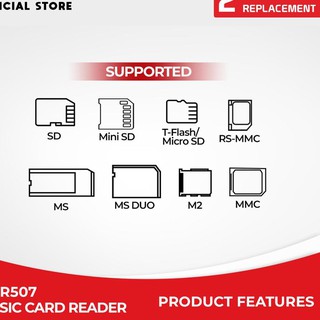 Đầu đọc thẻ nhớ Cliptec RZR507