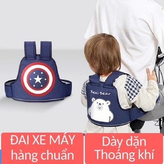 Đai an toàn đi xe máy cho bé hàng chuẩn an toàn thoáng khí mã 45014.45015