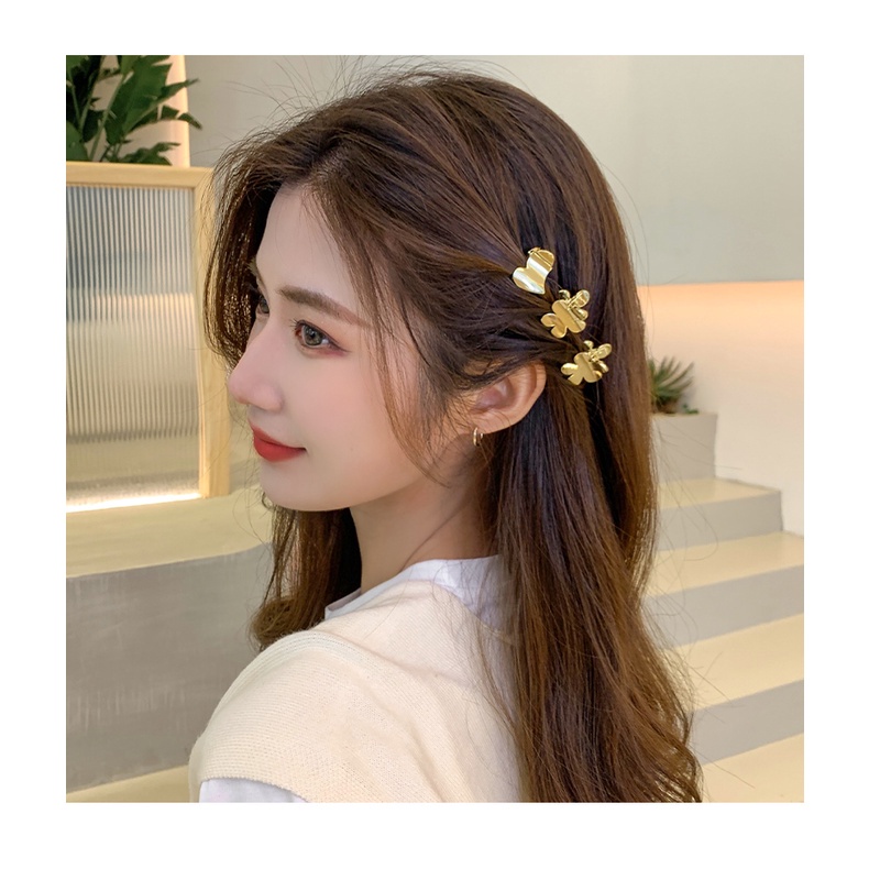 Kẹp Tóc Kim Loại Mini Hình Học