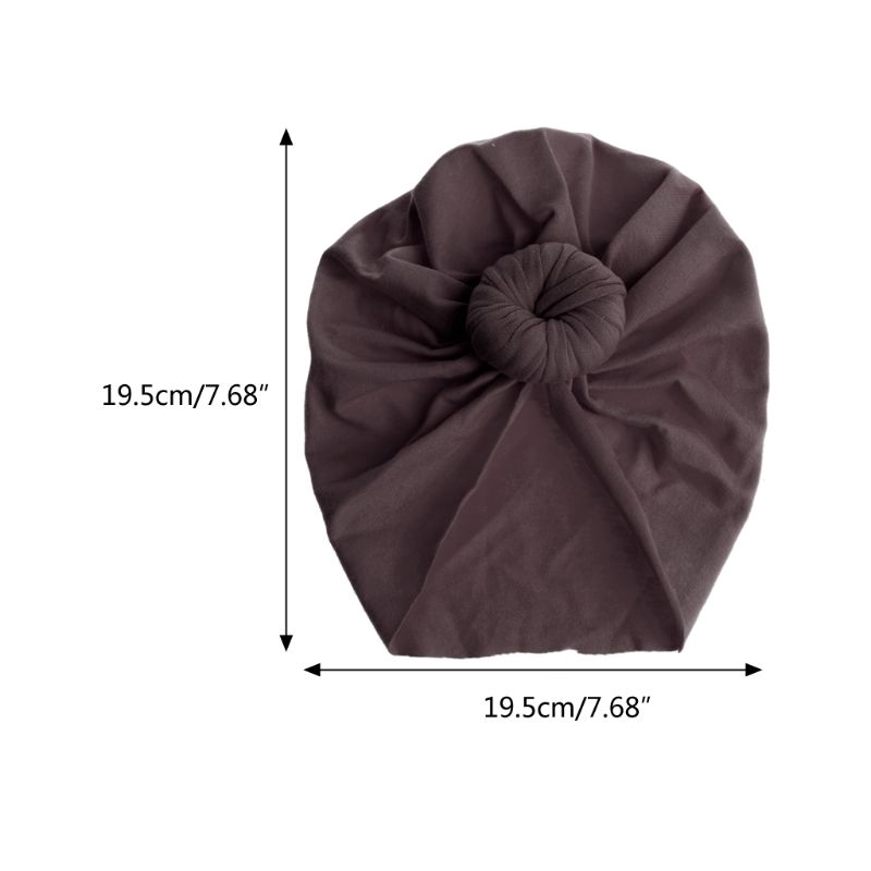Khăn turban nhiều màu trùm đầu cho em bé