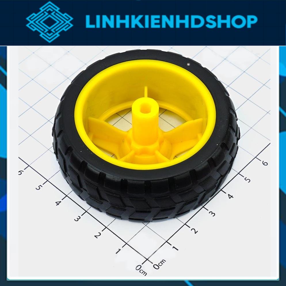 Bánh Xe Robot V1 Màu Vàng