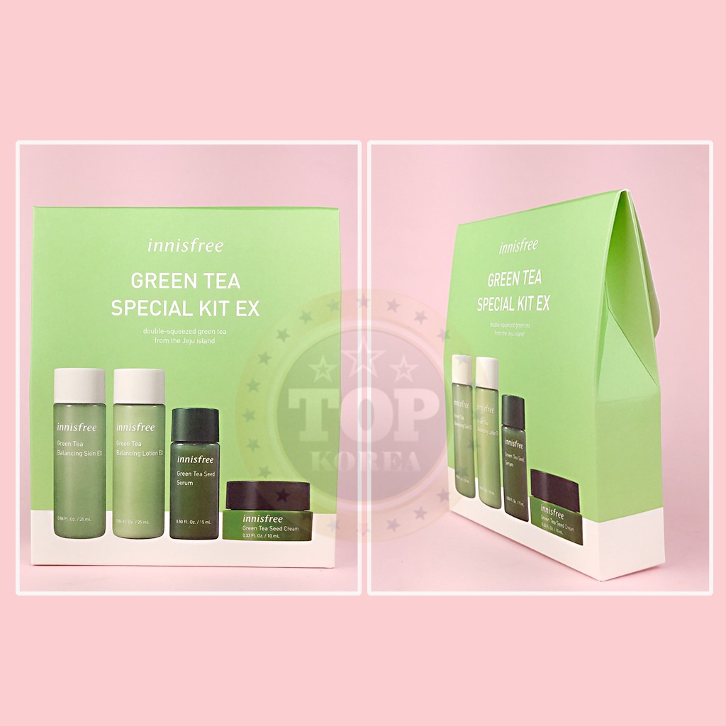 <innisfree> Green tea special set / Bộ 4 mỹ phẩm dưỡng da INNISFREE chiết xuất trà xanh hiệu quả / TOPKOREA | BigBuy360 - bigbuy360.vn
