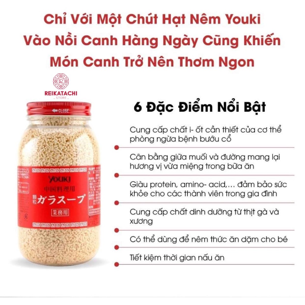 Hạt nêm Youki Nhật Bản 500g