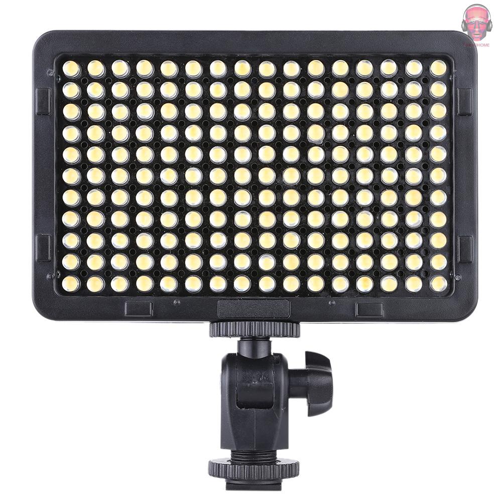 Bảng đèn LED hỗ trợ quay phim 176 bóng 5600K cho máy ảnh Cannon Pentax Olympus Camcorder DSLR