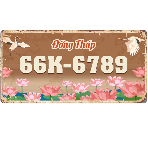 Tranh biển số decor 64 tỉnh thành Việt Nam trang trí quán nhậu, bar club, quán cafe, nhà hàng, quán ăn