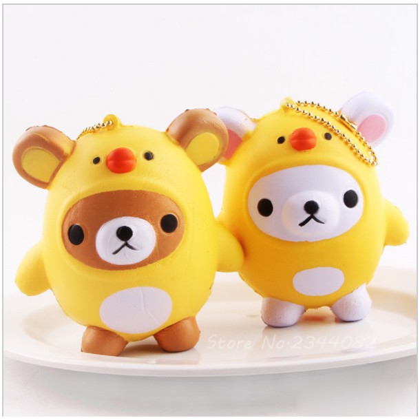Squishy Gấu đội Nón