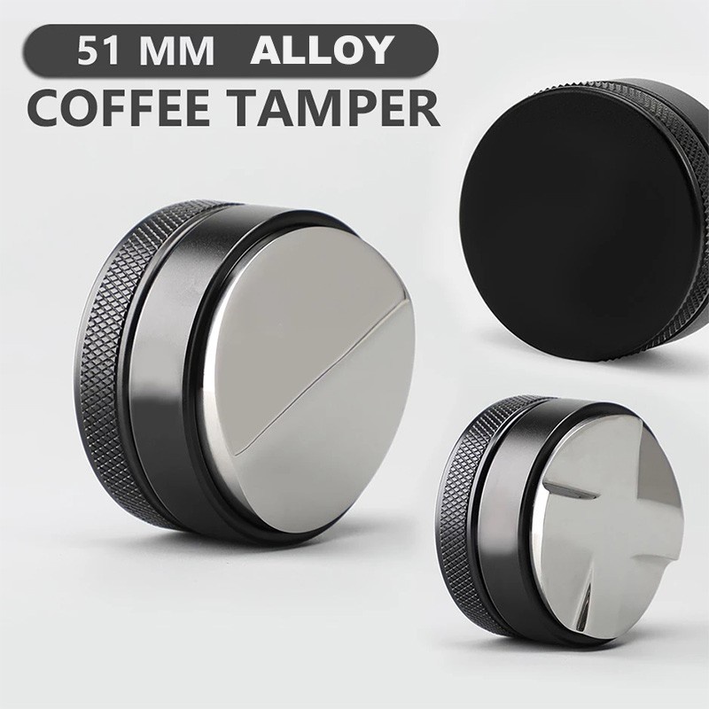 51mm Dụng cụ nén bột cafe bằng thép không dỉ cao cấp