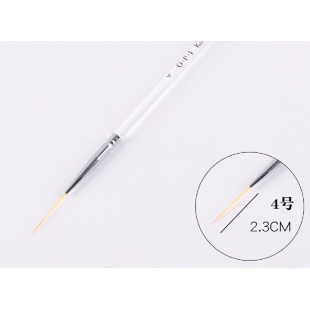 Cọ nét cán trong opi, cọ râu vẽ nail có sẵn nhé a