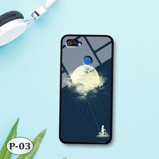 Ốp lưng kính Oppo A5s/ A7- hình 3D