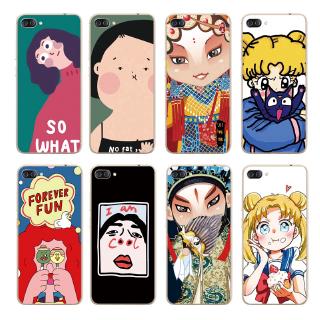 Ốp Điện Thoại Mềm Hình Cô Gái Cho ASUS Zenfone 4 MAX Pro ZC554KL/ZC551KL/ZC520KL