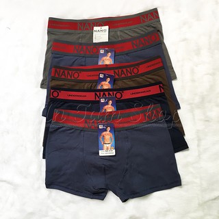 Combo 5 quần sịp đùi NANO lưng bản rộng-cotton 4 chiều cao cấp