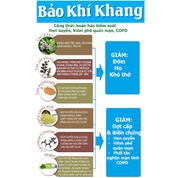 BẢO KHÍ KHANG HỘP LỚN 120 VIÊN CÓ TEM TÍCH ĐIỂM PLATINUM Giảm tái phát hen suyễn, viêm phế quản mạn