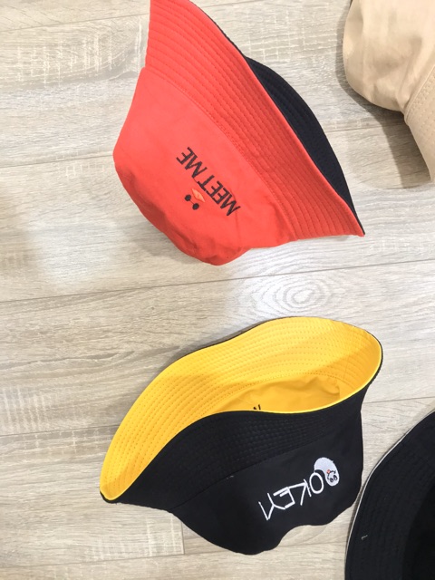 NÓN BUCKET 2 mặt - MEET ME - okay