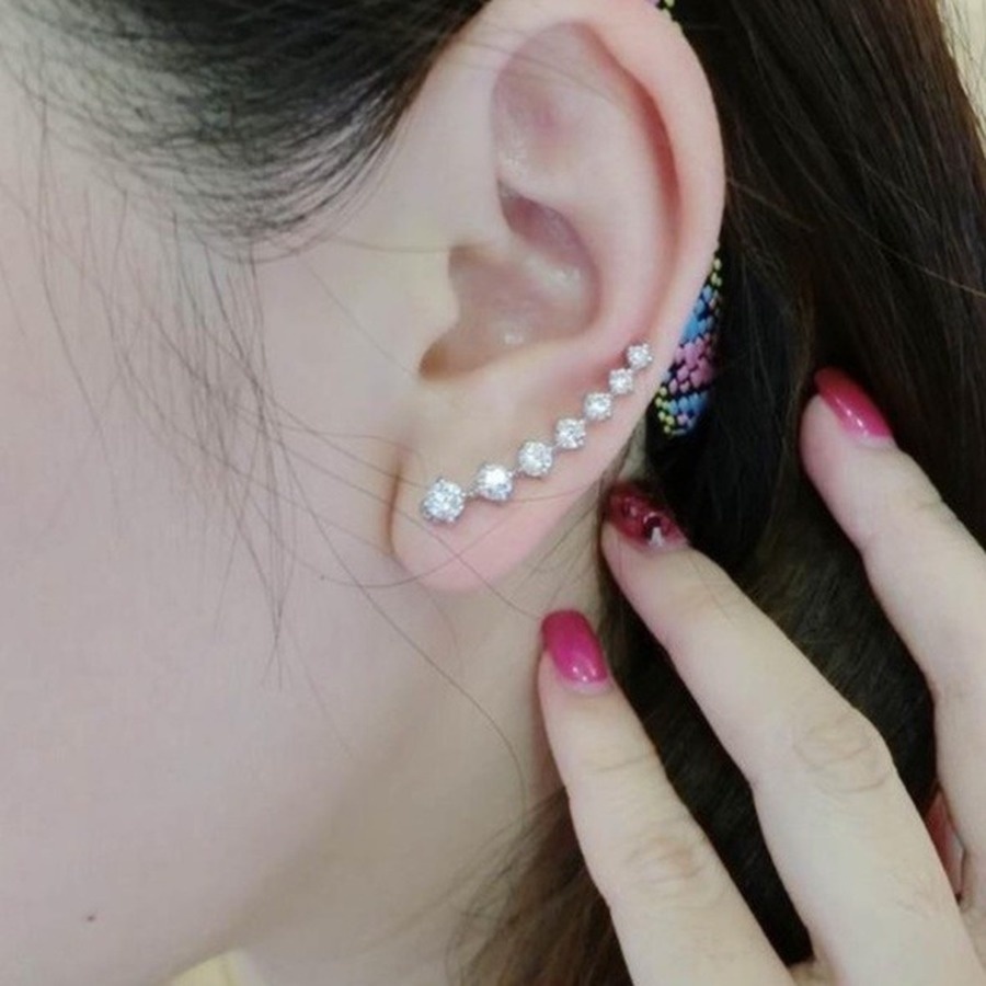 Bông Tai Đính Đá 7 Hàng Thời Trang Hàn Quốc 210807