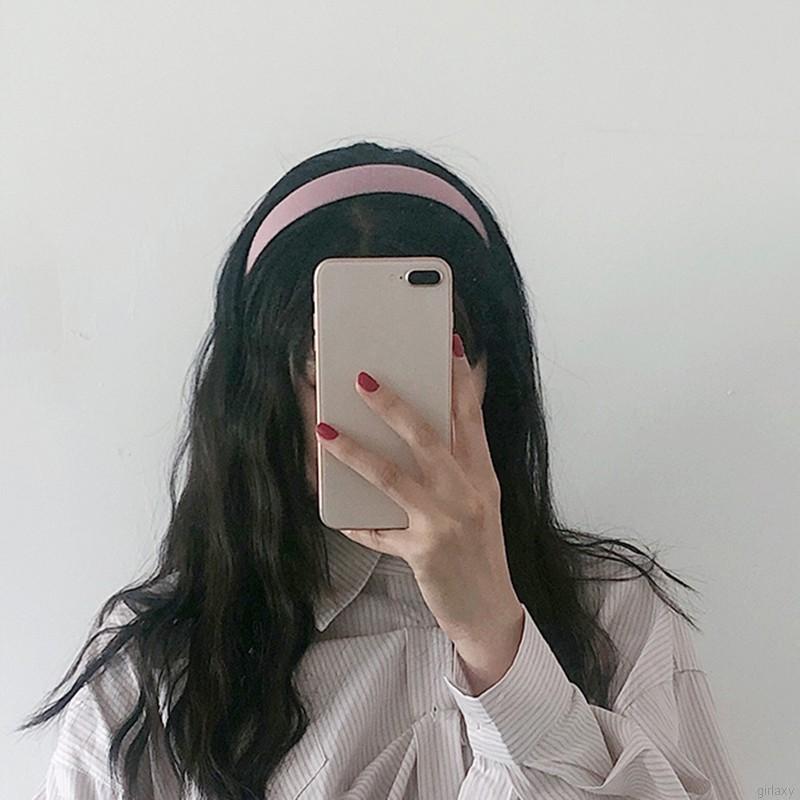 Băng Đô Vải Satin Màu Sắc Đa Dạng Phong Cách Nhật Bản