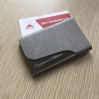 Hộp name card khắc tên thao yêu cầu lấy ngay tại Hà Nội