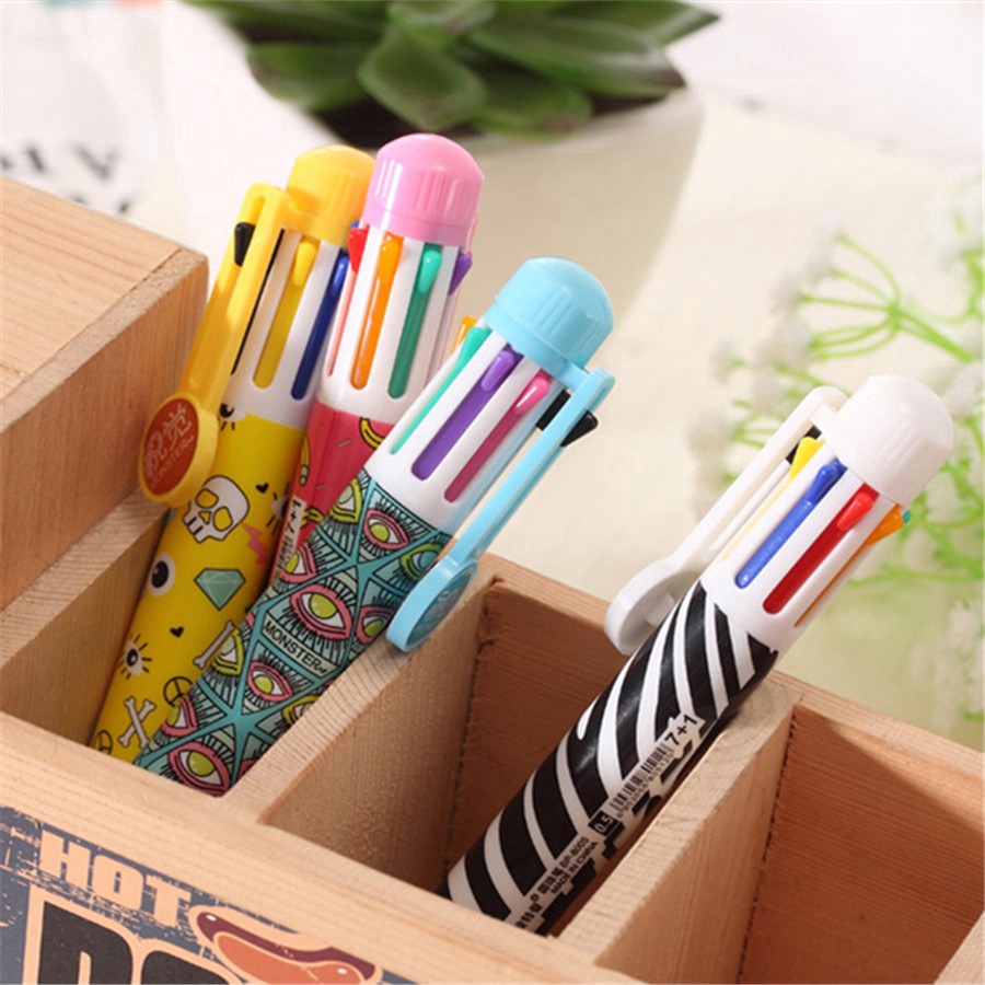 Bút bi nhiều màu 8 trong 1