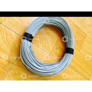 Dây điện nhật 2.0mm 50m màu ghi, chuyên cho điện ô tô. làm led.