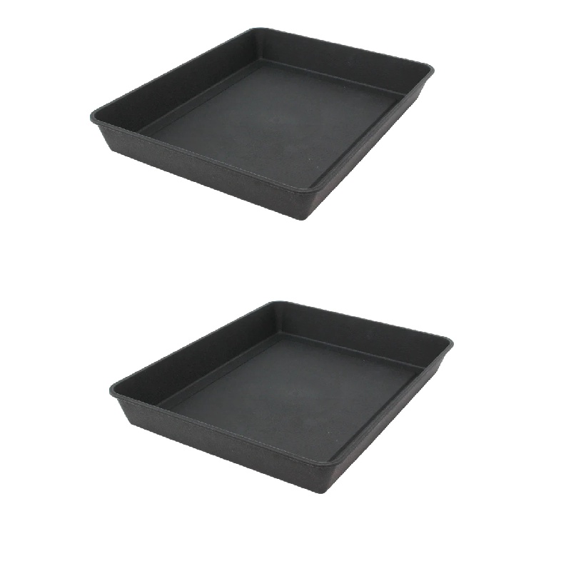 Daiso Khay Nhựa A4 35.5X5.1X28.4Cm  A4 Leather Style Tray