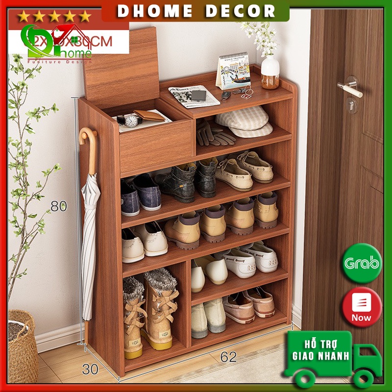 Kệ để giày dép giá để giày nhiều tầng đa năng chứa đựng xếp gọn nhiều giày dép KGD620