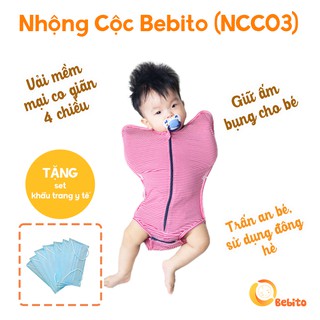 Quấn Nhộng Chũn💖𝑭𝑹𝑬𝑬𝑺𝑯𝑰𝑷 💖 Nhộng Chũn Cộc NOONON Chũn Giúp Bé Ngủ Ngon – NCC03