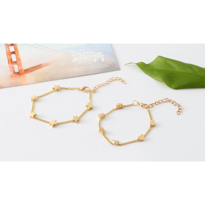 Vòng Tay Hình Ngôi Sao, Trái Tim Nữ Tính | BigBuy360 - bigbuy360.vn