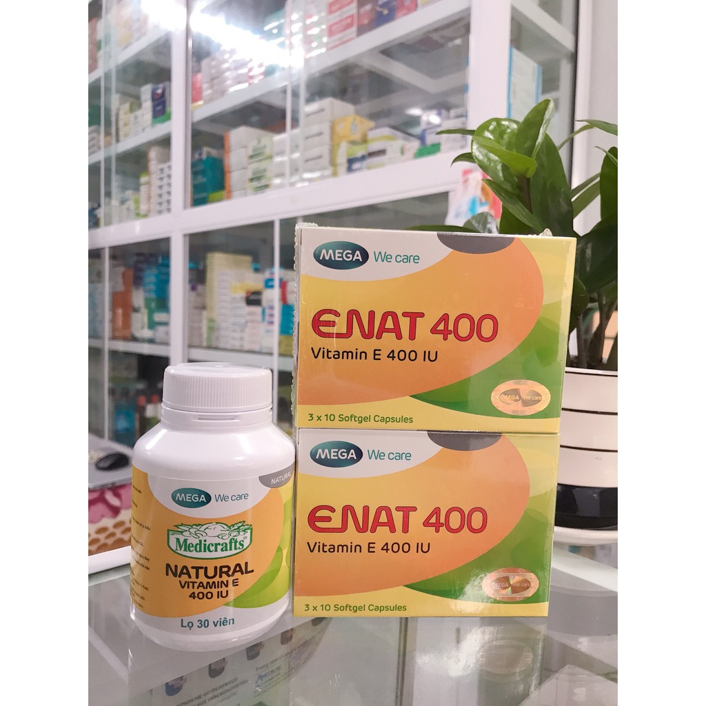 ENAT 400 IU-Bổ sung và dự phòng thiếu hụt vitamin E