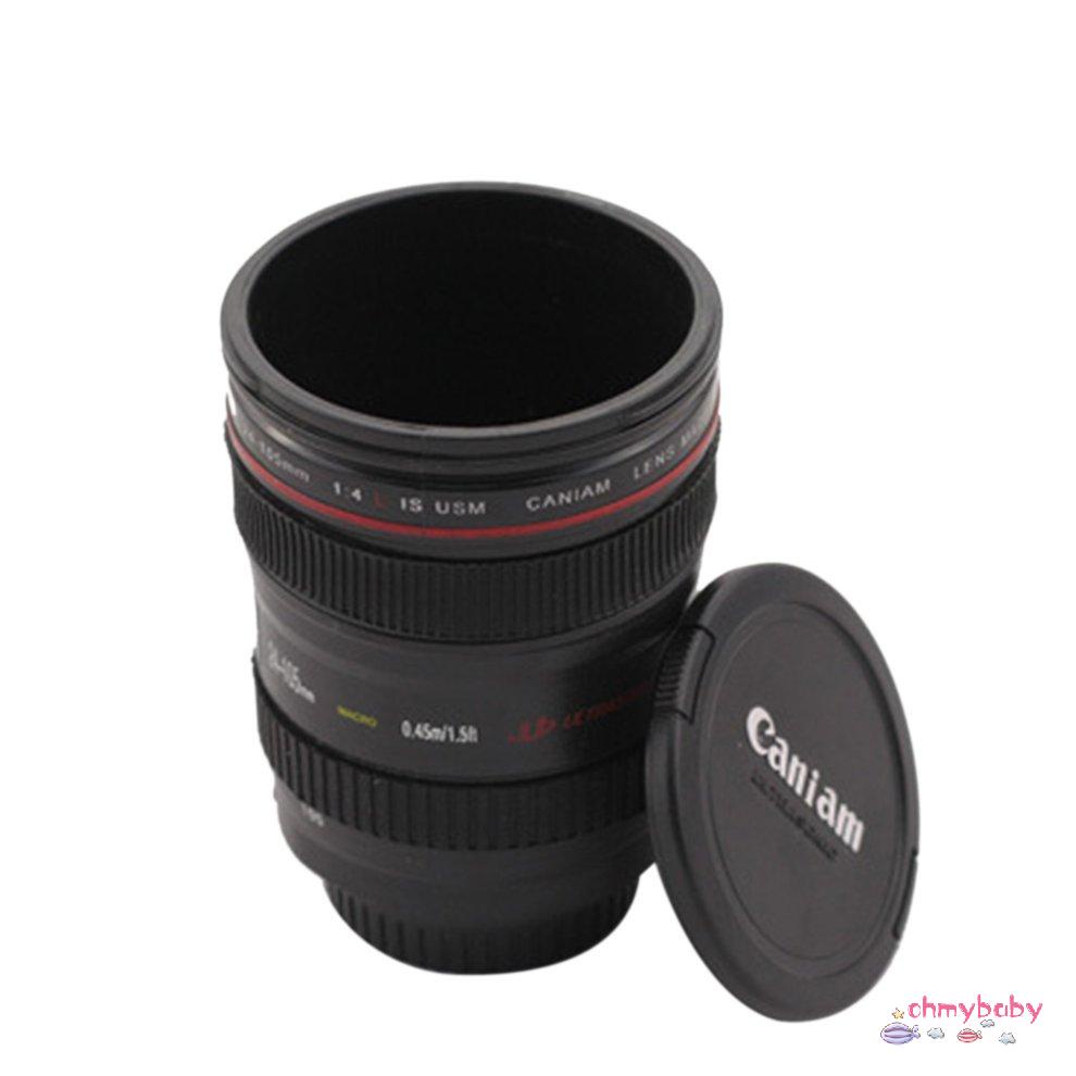 Bình chân không Du lịch Cốc cà phê Cốc nước Trà ống kính Máy ảnh Cốc có nắp đậy [8/24]