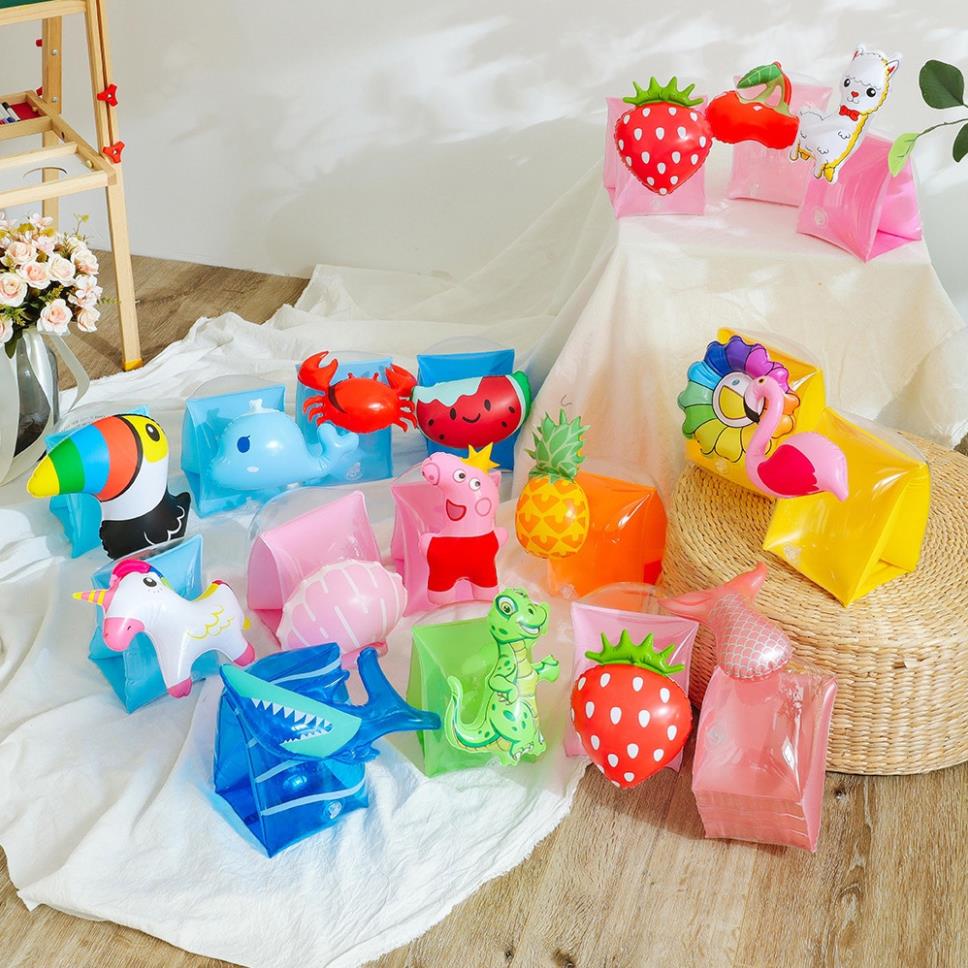 Phao Bơi Cho Bé Tập Bơi KOGANO Phao Tay Cho Bé An Toàn Họa Tiết Dễ Thương Nhiều Màu SS-001393