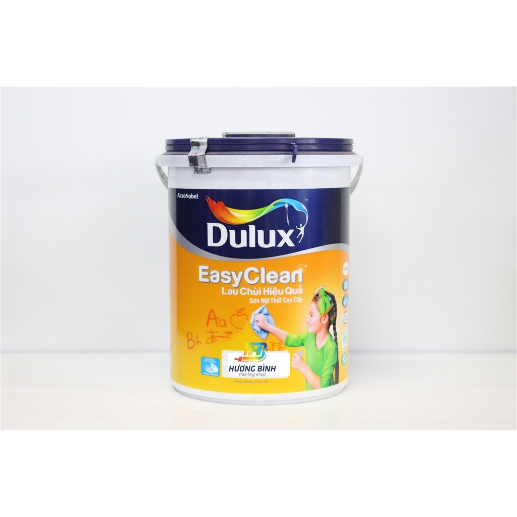 Sơn nội thất Lau Chùi Hiệu Quả Dulux Easy Clean màu TRẮNG (thùng 5 lít)
