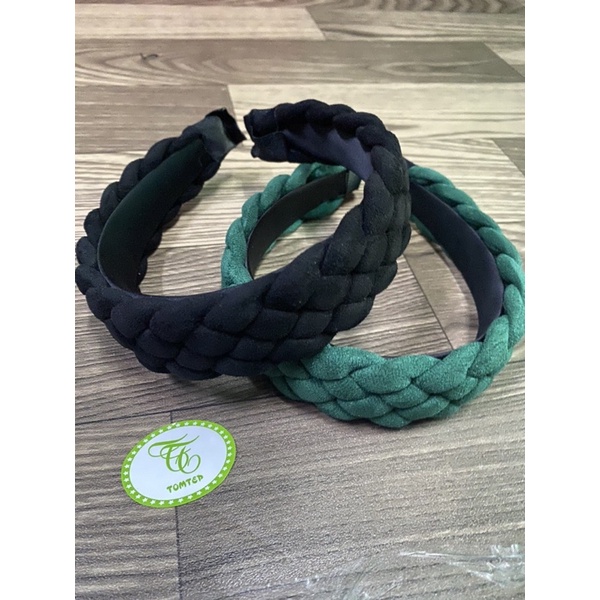 Băng đô dạng xoắn thời trang thu đông phông cách Hàn Quốc